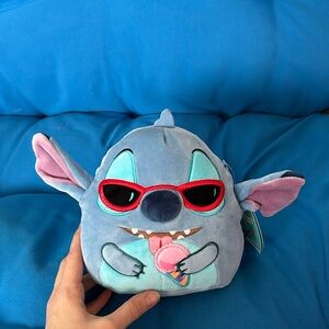 Original SquishMallows Stitch Holding A Ice Cream Size 7 “ Inch 2025 Disney NWTS